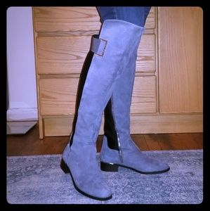 Calvin Klein WIDE CALF over the knee boots - Cylan